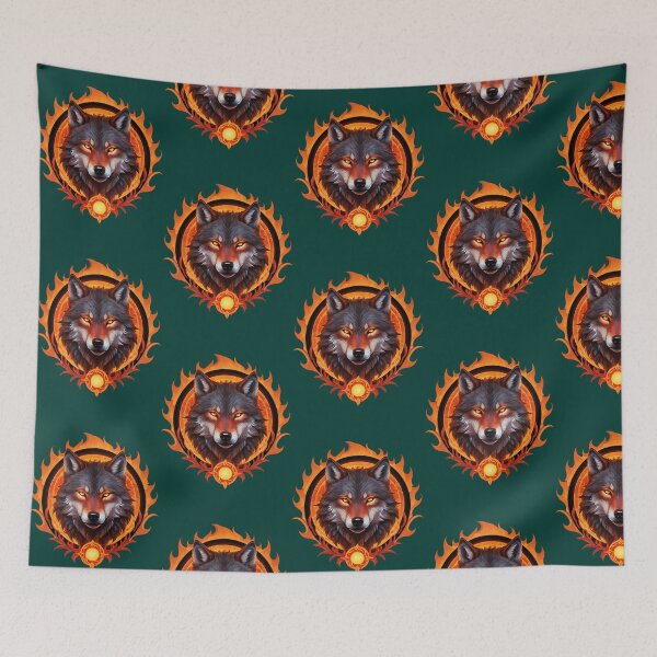 Item preview, Fire Wolf Symbol designed and sold by TheBunhomie.