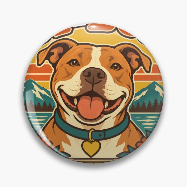 Item preview, Pit Bull Gift - Nanny Dog designed and sold by RedRubyBubble.