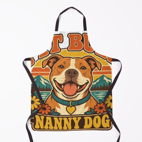 Item preview, Pit Bull Gift - Nanny Dog designed and sold by RedRubyBubble.