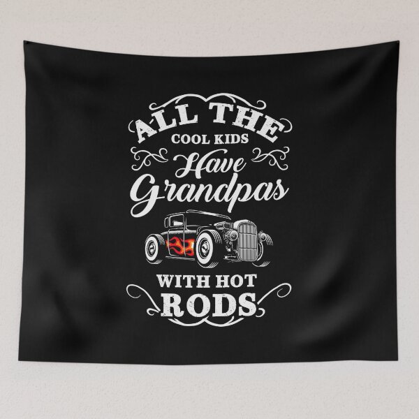 Item preview, All The Cool Kids Have Grandpas With Hot Rods Vintage Hot Rod designed and sold by Dmetalx Art Apparel.