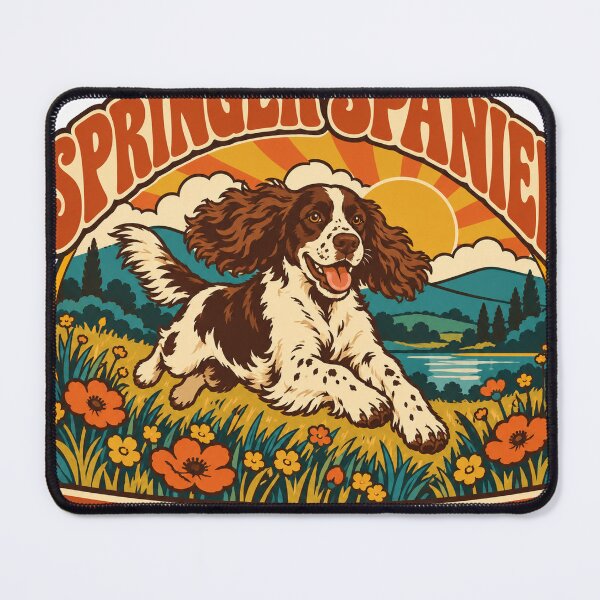 Item preview, Springer Spaniel Gift - Spring In My Step designed and sold by RedRubyBubble.