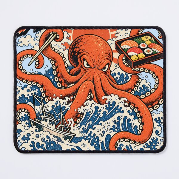 Item preview, Bento Beast Octopus in Retro Japanese Manga Style designed and sold by SVox.