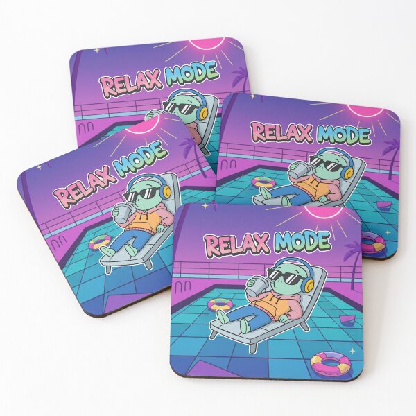 Item preview, Relax Mode Alien Chill Cartoon designed and sold by Taridesign.