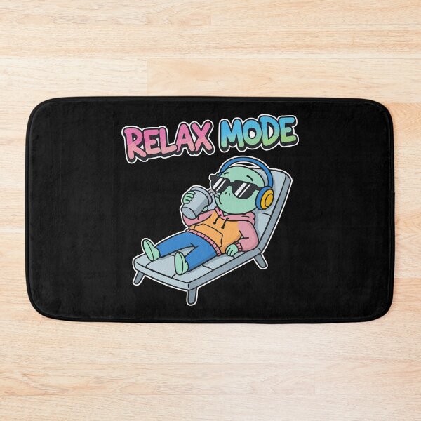 Item preview, Relax Mode Alien Chill Cartoon designed and sold by Taridesign.