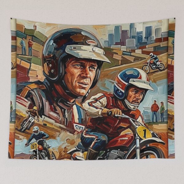 Item preview, On Any Sunday Motorcycle Documentary Fine Art Tribute designed and sold by Art's Diner.