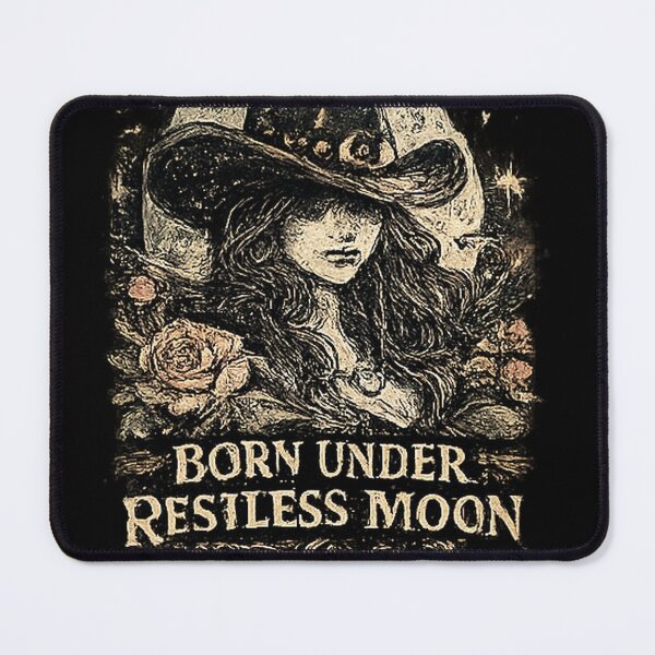 Item preview, Born Under a Restless Moon — Cosmic Cowgirl designed and sold by VesperWild.