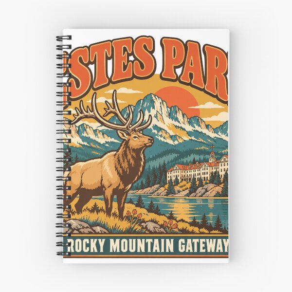 Item preview, Estes Park Gift - Rocky Mountain Gateway designed and sold by RedRubyBubble.