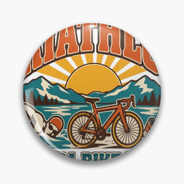 Item preview, Triathlon Gift - Swim Bike Run designed and sold by RedRubyBubble.