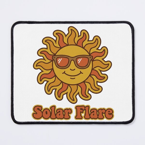 Item preview, Retro 70s Groovy Sun Solar Flare designed and sold by jrzvibe.
