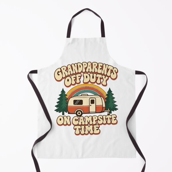 Item preview, Grandparents Off Duty On Campsite Time – Retro RV Camping designed and sold by Retroteez.