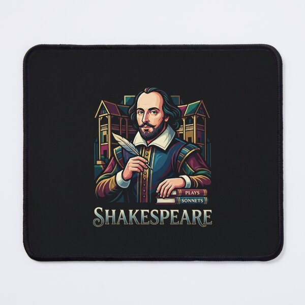 Item preview, William Shakespeare Vintage Literature Playwright Portrait Illustration designed and sold by Owcomm.