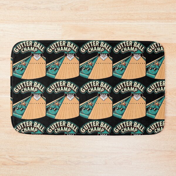 Item preview, Gutter Ball Champ Funny Bowling Retro Cartoon designed and sold by RealestInternet.