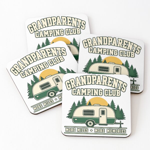 Item preview, Grandparents Camping Club – Vintage RV Camping Grandpa Grandma designed and sold by Retroteez.