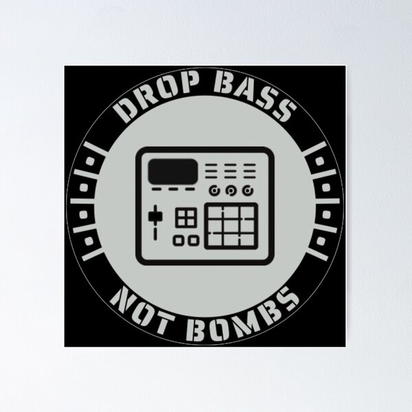 Item preview, Drop Bass Not Bombs designed and sold by bernswell.