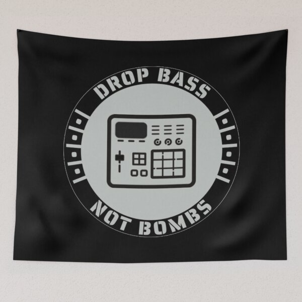 Item preview, Drop Bass Not Bombs designed and sold by bernswell.