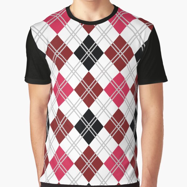 Navy Blue Red and White Argyle Lacrosse Shorts