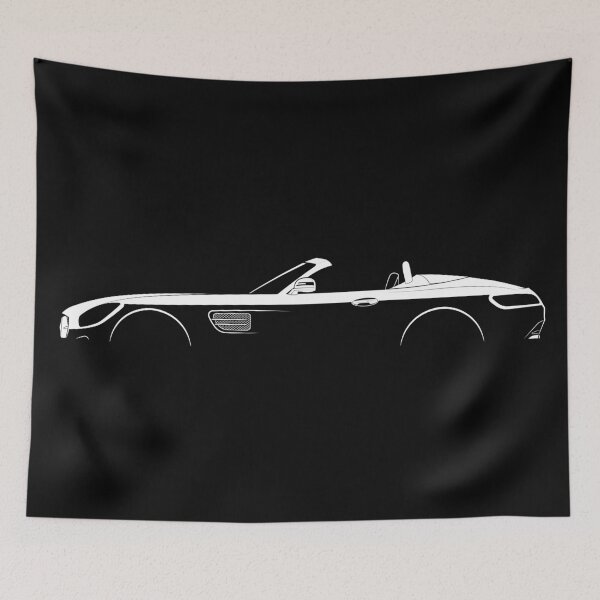 Item preview, GT S Roadster (R190) (White) designed and sold by Car Silhouettes.