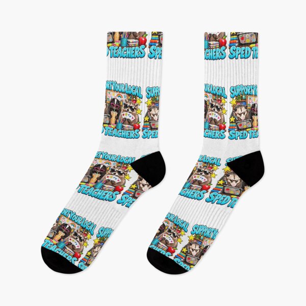 Item preview, Support Your Local SPED Teachers Funny Raccoon Opossum Special Education Teacher Humor designed and sold by 76Valeria.