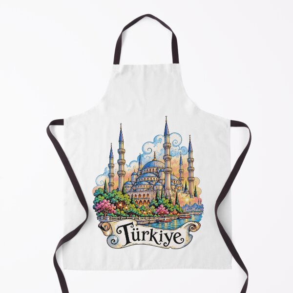 Item preview, Blue Mosque Istanbul Turkey Travel Illustration designed and sold by EdwinkOne.