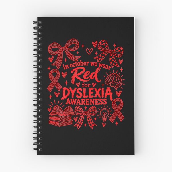 Item preview, In October We Wear Red For Dyslexia Awareness Teacher Preppy designed and sold by Pider-Vampire.