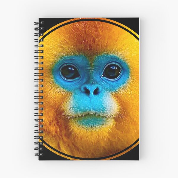 Item preview, Blue Faced Orange Monkey  designed and sold by ParisPoet.