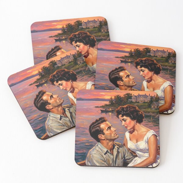 Item preview, A Place in the Sun Romance Drama Fine Art Tribute designed and sold by Art's Diner.