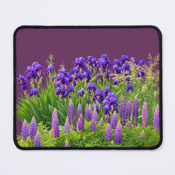 Item preview, Lupine and Iris designed and sold by Whisperingpeaks.