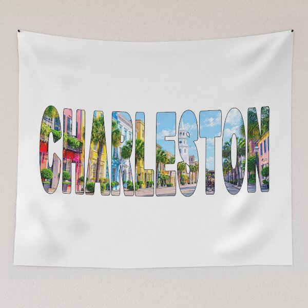 Item preview, CHARLESTON - South Carolina USA Colorful Buildings on Broad Street designed and sold by Adam Gormley.