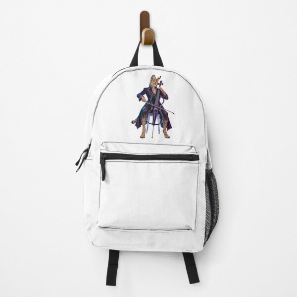 Item preview, Serval Electric Cellist in Violet and Cyan designed and sold by Mono.fi Studios.