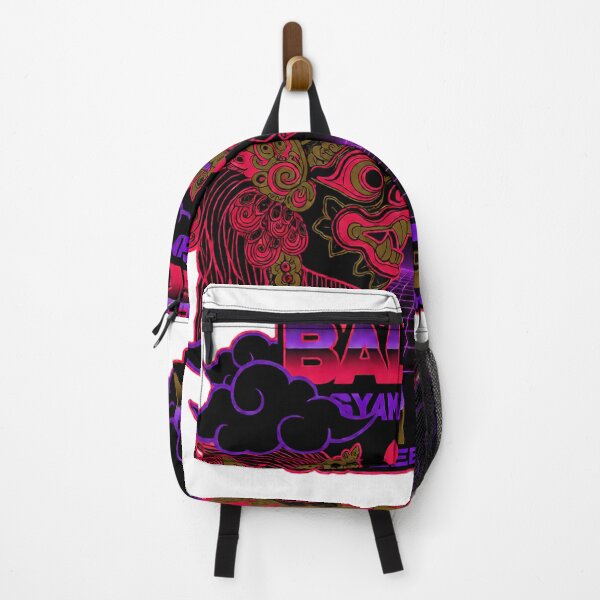 Item preview, Synthwave Twin Masks Neon Grid Purple Cloud Art designed and sold by cannsuh.