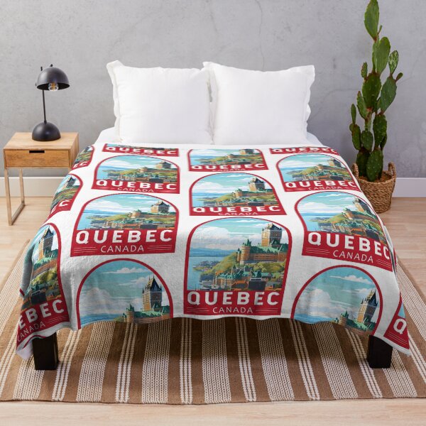 Item preview, Quebec Canada Travel Art Emblem designed and sold by songukuve.
