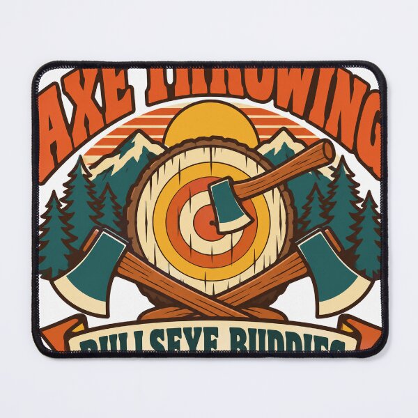 Item preview, Axe Throwing Gift - Bullseye Buddies designed and sold by RedRubyBubble.