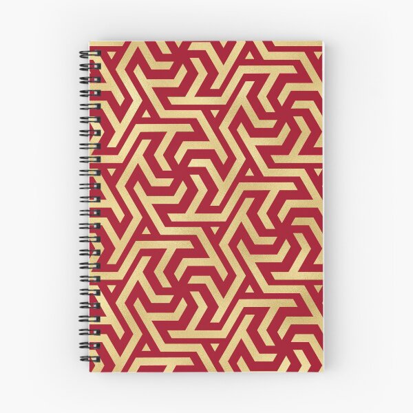 Item preview, Luxury Red Gold Islamic Pattern designed and sold by stylebytara.