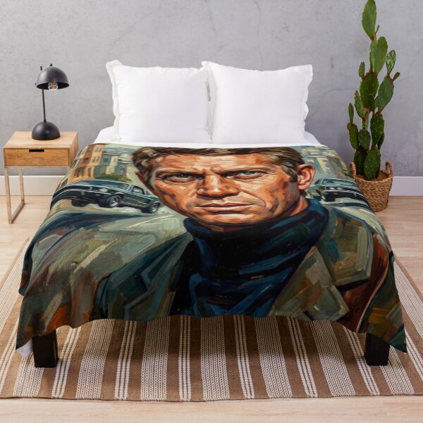 Item preview, Bullitt Action Thriller Fine Art Tribute designed and sold by Art's Diner.