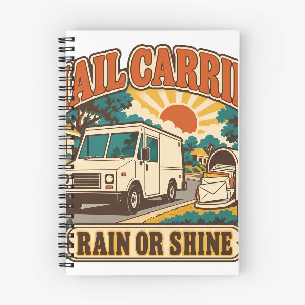 Item preview, Mail Carrier Gift - Rain Or Shine designed and sold by RedRubyBubble.