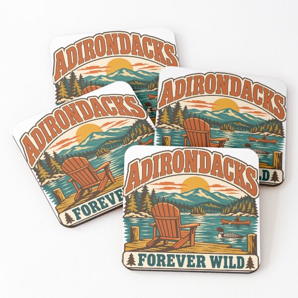 Item preview, Adirondacks Gift - Forever Wild designed and sold by RedRubyBubble.