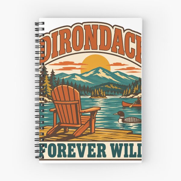 Item preview, Adirondacks Gift - Forever Wild designed and sold by RedRubyBubble.