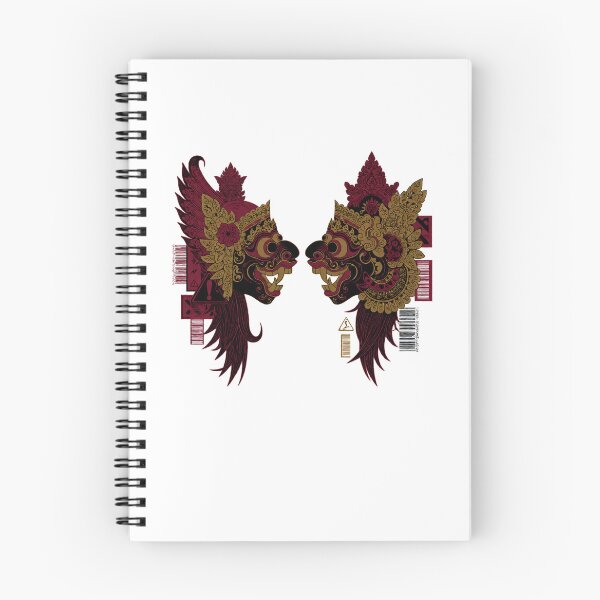Item preview, Dual Profile Masks Warning Sign Maroon Gold Art designed and sold by cannsuh.