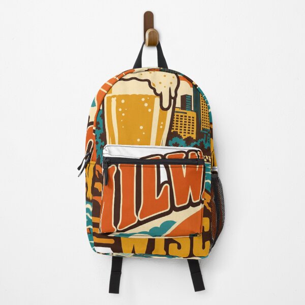 Item preview, Milwaukee Gift - Vintage Milwaukee Wisconsin Travel Art designed and sold by RedRubyBubble.