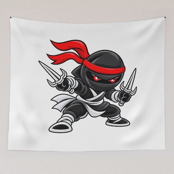 Item preview, Chibi Ninja Twin Sai – Black Ninja designed and sold by Chibi Ninja Squad.