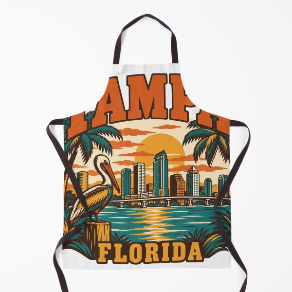 Item preview, Tampa Gift - Vintage Tampa Florida Travel Art designed and sold by RedRubyBubble.