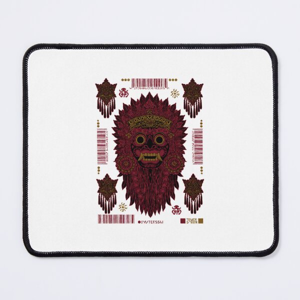 Item preview, Leaf Halo Mask Long Red Beard Corner Pendants Art designed and sold by cannsuh.