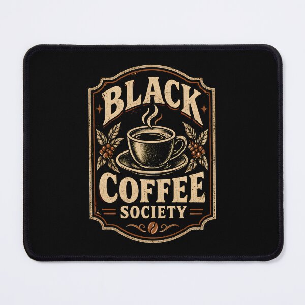Item preview, Black Coffee Society designed and sold by DemureArtsy.