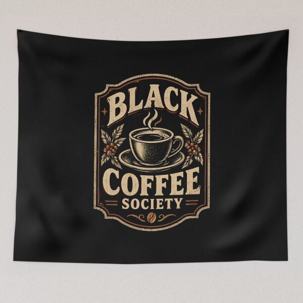 Item preview, Black Coffee Society designed and sold by DemureArtsy.
