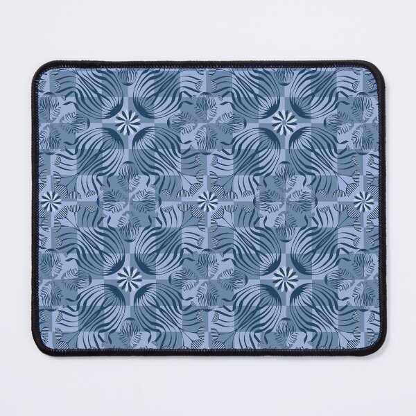 Item preview, Blue Floral Alternating Up-Down designed and sold by Digitalmyth's Designs.