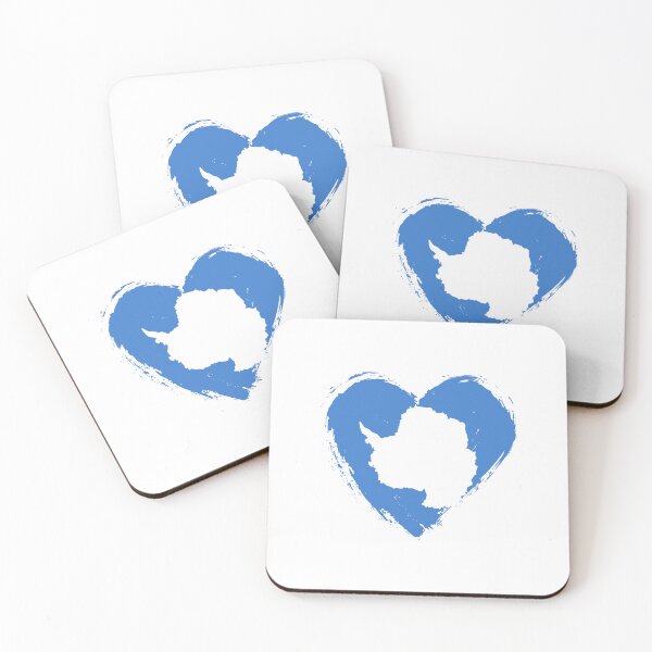 Item preview, Distressed Antarctica Flag Heart AQ designed and sold by shitpostee.