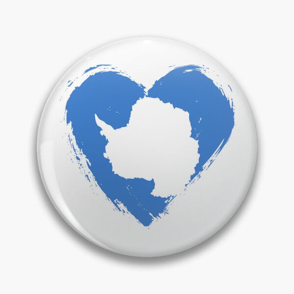 Item preview, Distressed Antarctica Flag Heart AQ designed and sold by shitpostee.