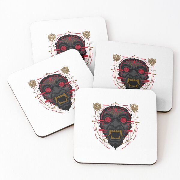 Item preview, Glitch Roaring Mask Red Spiral Eyes HUD Grid Art designed and sold by cannsuh.
