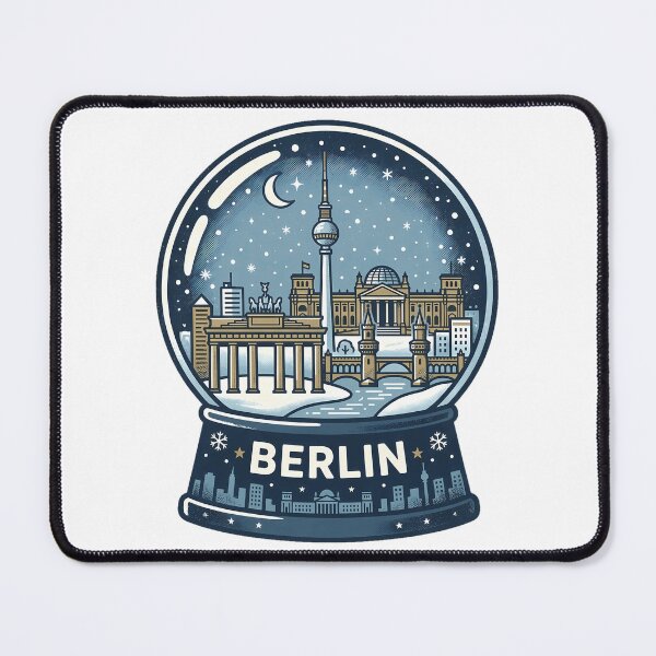 Item preview, Vintage Berlin Snow Globe Travel Badge designed and sold by k3rstman1.
