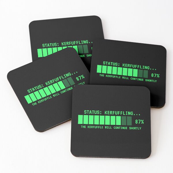 Item preview, Status Kerfuffling Funny Retro Loading Bar designed and sold by danielliamgill.